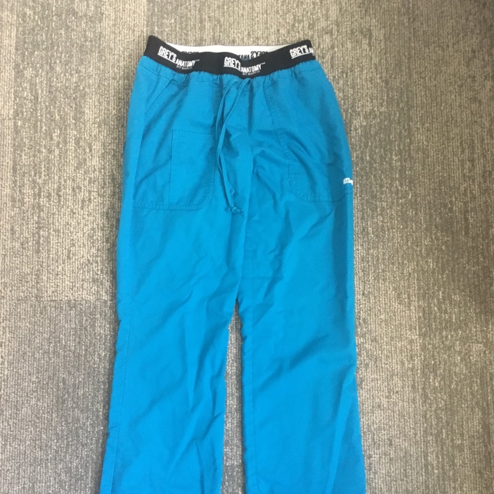 Blue grey’s anatomy scrub pants xs